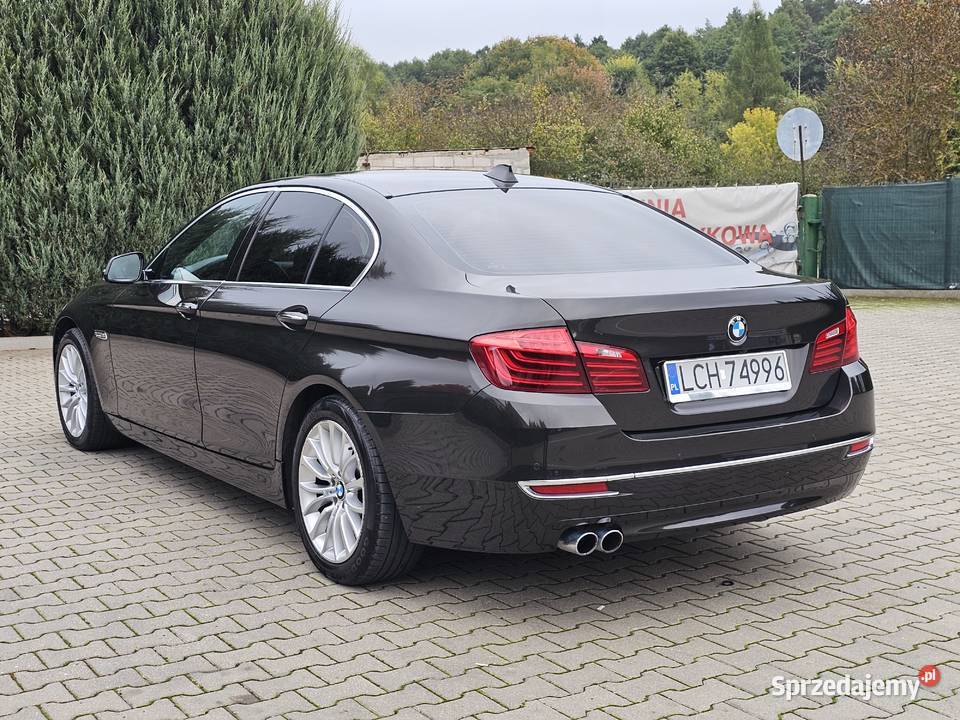 BMW F10 2015r Luxury Line Stan 20D 218 Rok produkcji 2015 Seria 5 lubelskie Poniatowa
