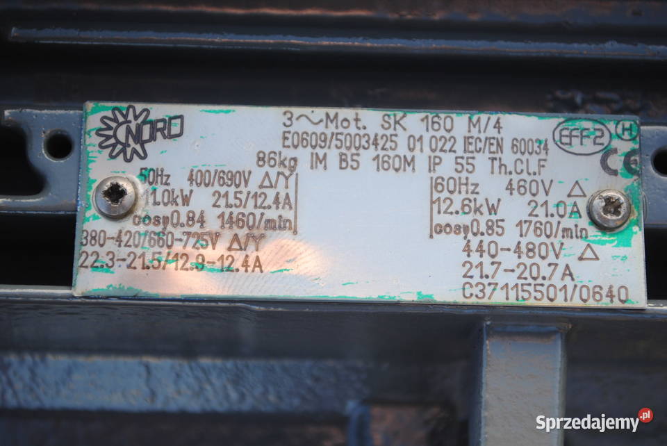 Motoreduktor kołnierzowy 11kw 80obrmin firmy Kargowa