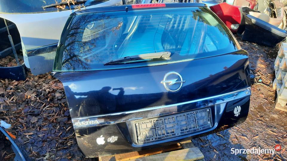 klapa kompletna Opel Astra H kombi lak Z20R w Klapy bagażnika dolnośląskie Korzeńsko sprzedam