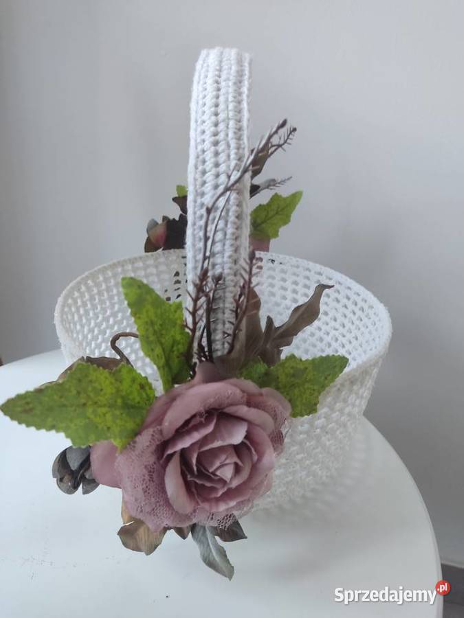 Koszyk WIELKANOCNY biały Straszęcin