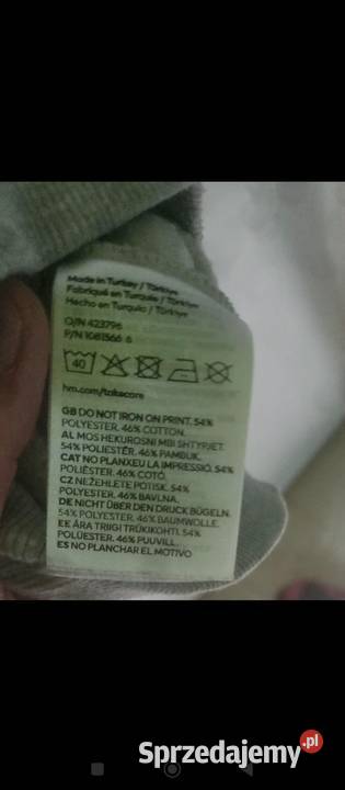 Bluza HM Oversize YALE z Kołnierzykiem rozmiar Zwierzyniec