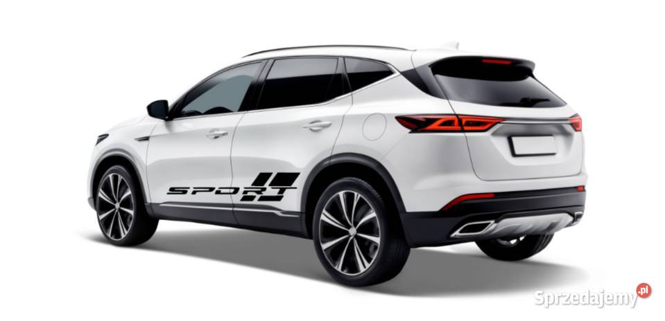 Naklejka na samochód Sport 60cmx125 X2 prawa warmińsko-mazurskie Olsztyn