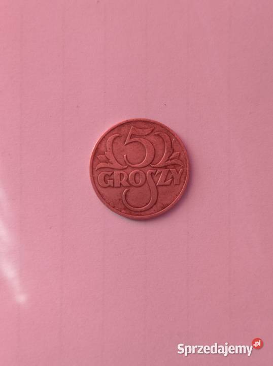 Moneta 5 groszy z 1931 roku Warszawa sprzedam