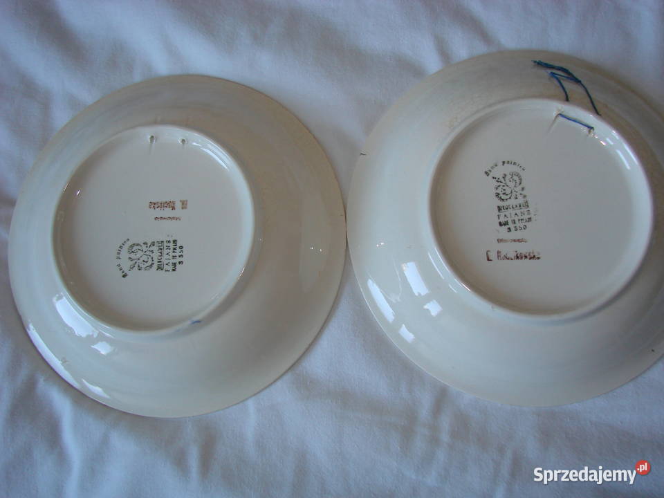 Włocłąwek fajansowy talerz 24 Pruszcz Gdański