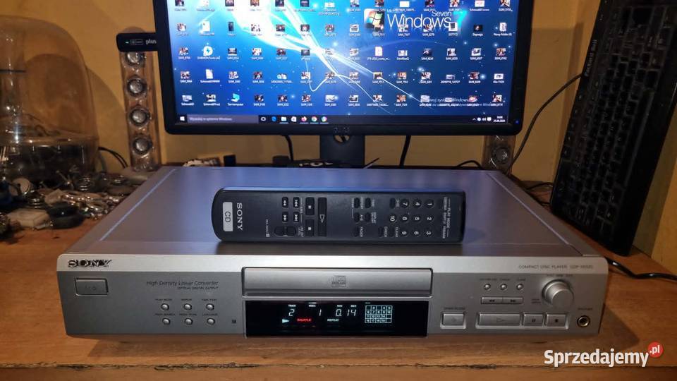 Odtwarzacz CD Sony CDPXE520 CDText pilot Top Warta sprzedam