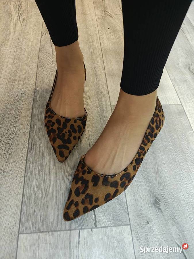 43 Panterkowe baleriny wieczorowe NOWE Kraków