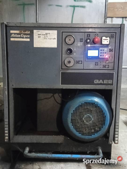 SPRĘŻARKA ŚRUBOWA ATLAS COPCO GA22 plus Zbiornik Wejherowo