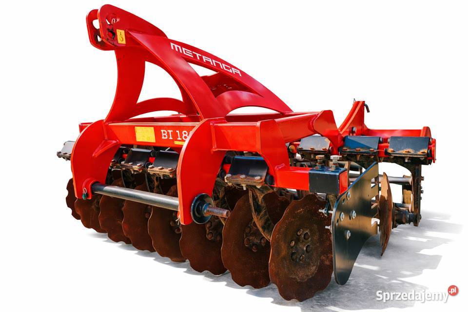 Brona talerzowa Metanga BT 180 18m Wał rurowy nieuszkodzony kujawsko-pomorskie Brodnica