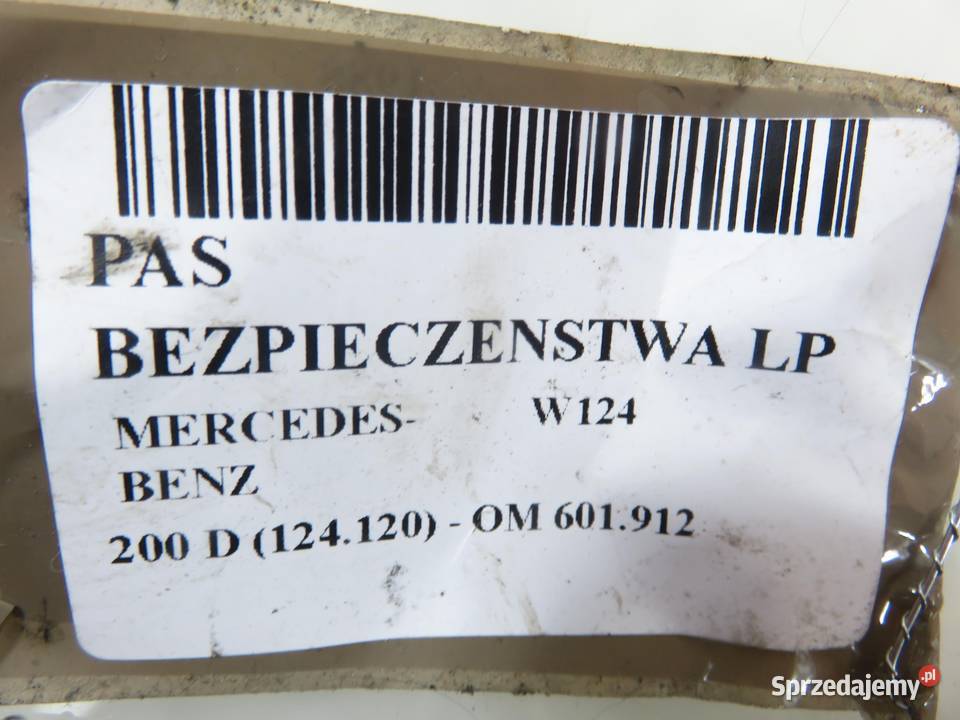 PAS LEWY PRZEDNI MERCEDESBENZ W124 1248603985