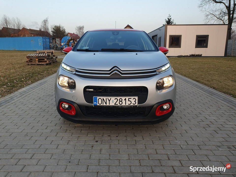Citroen C3 12 Benzyna 82 75 2017r Raty Zamiana manualna Strobice