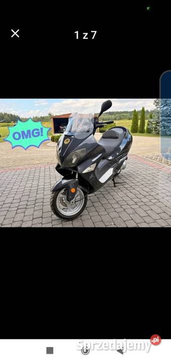 Sprzedam motocykl ROMET MAXI 250 4t czarny Solec sprzedam