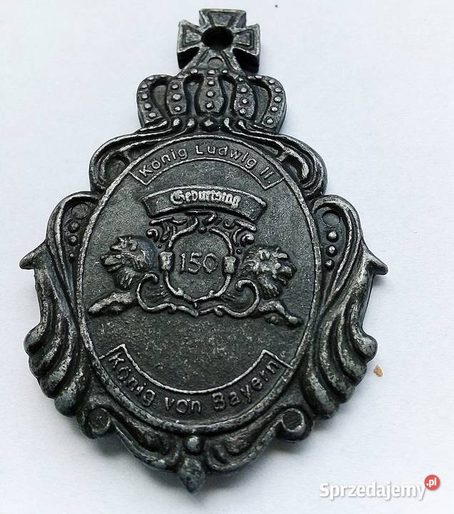 MEDAL 150 KENIG VON BAYRN GLORIA BAVARIA DUŻY
