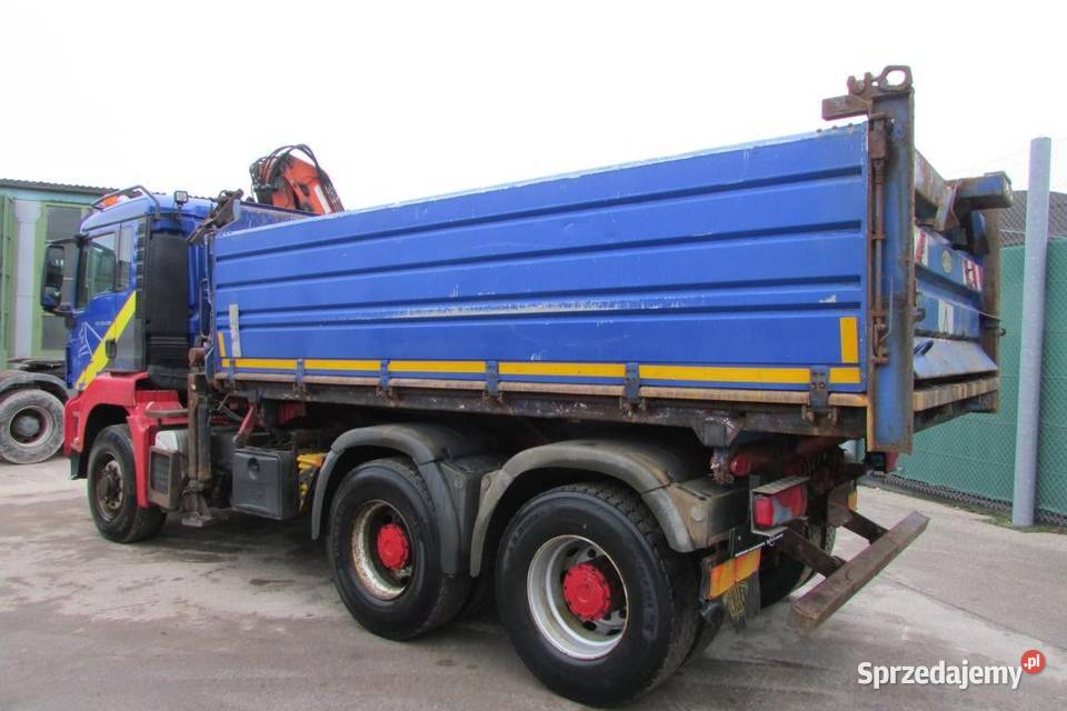 Wywrotka 6x6 z dzwigiem MAN Tgs