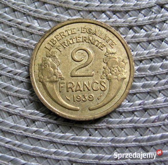 Francja 2 Franki 1939r Kalisz