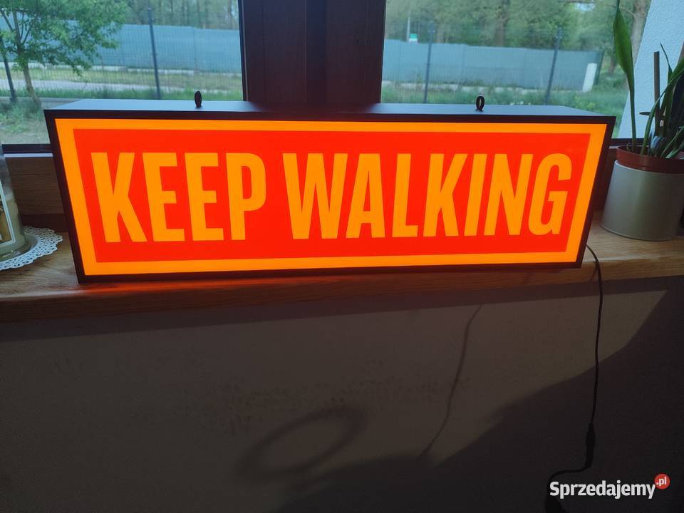 Neon kaseton barowy Keep Walking Johnnie Walker Władysławów sprzedam