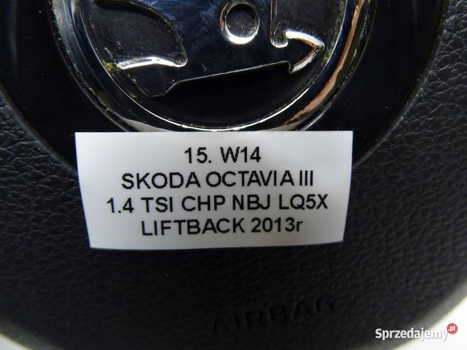 PODUSZKA POWIETRZNA AIRBAG KIEROWCY SKODA