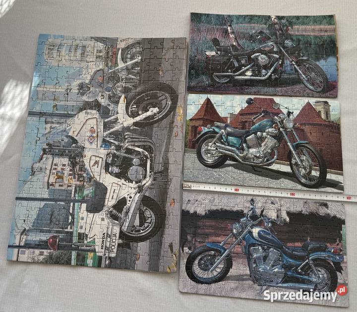 4 puzzle z motocyklami Lublin