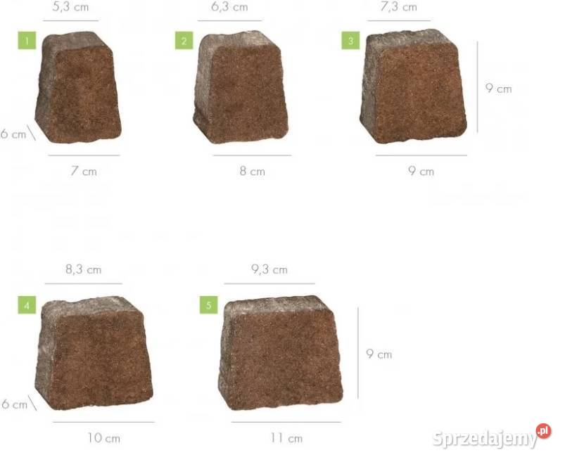 Kostka Brukowa Piccola 6 Pastello Podjazd Taras Wielogóra sprzedam