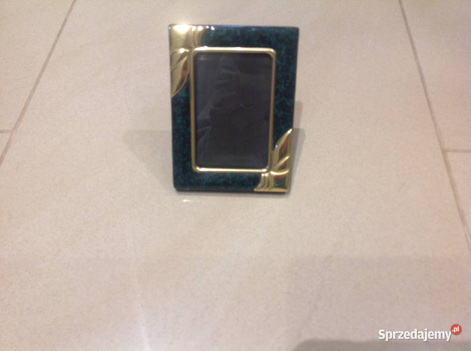 Mała Ramka na zdjęcie Zielona złota odcienie zieleni Nowa Sól