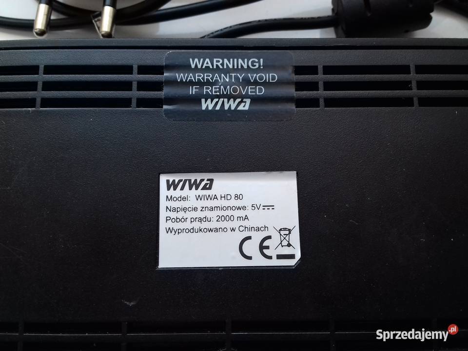 Dekoder STB Wiwa HD 80 bez pilota DVBT2 używany Pozostałe Bydgoszcz