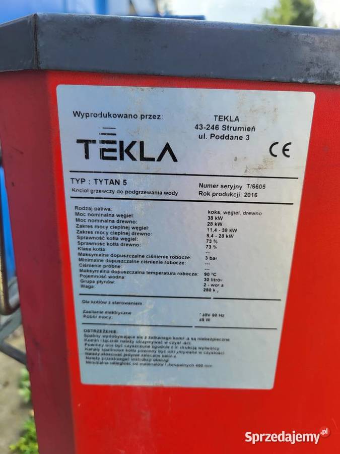 Sprzedam piec na paliwo stałe śląskie