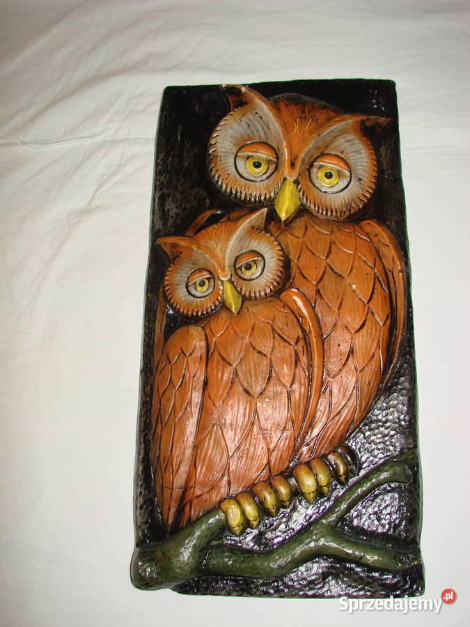 SOWY duża terakotowa płyta Antyki, Sztuka, Kolekcje Pruszcz Gdański