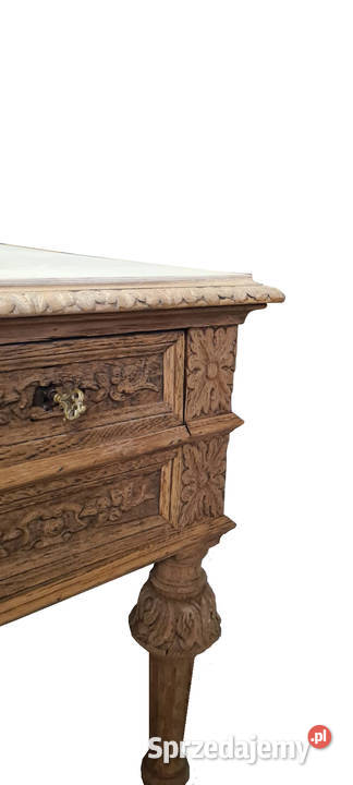 DĘBOWE BIURKO EKLEKTYCZNE Szczecin