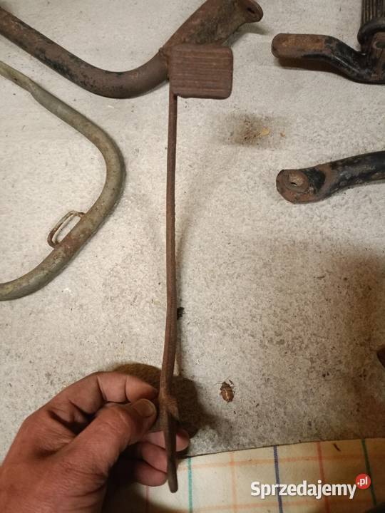 WSK dźwignia hamulca tylnego stopka hamulca WSK Dźwignie sprzęgła i hamulca opolskie Świerczów