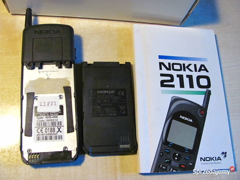 Stary telefon komórkowy NOKIA 2110 w pudełku Łódź