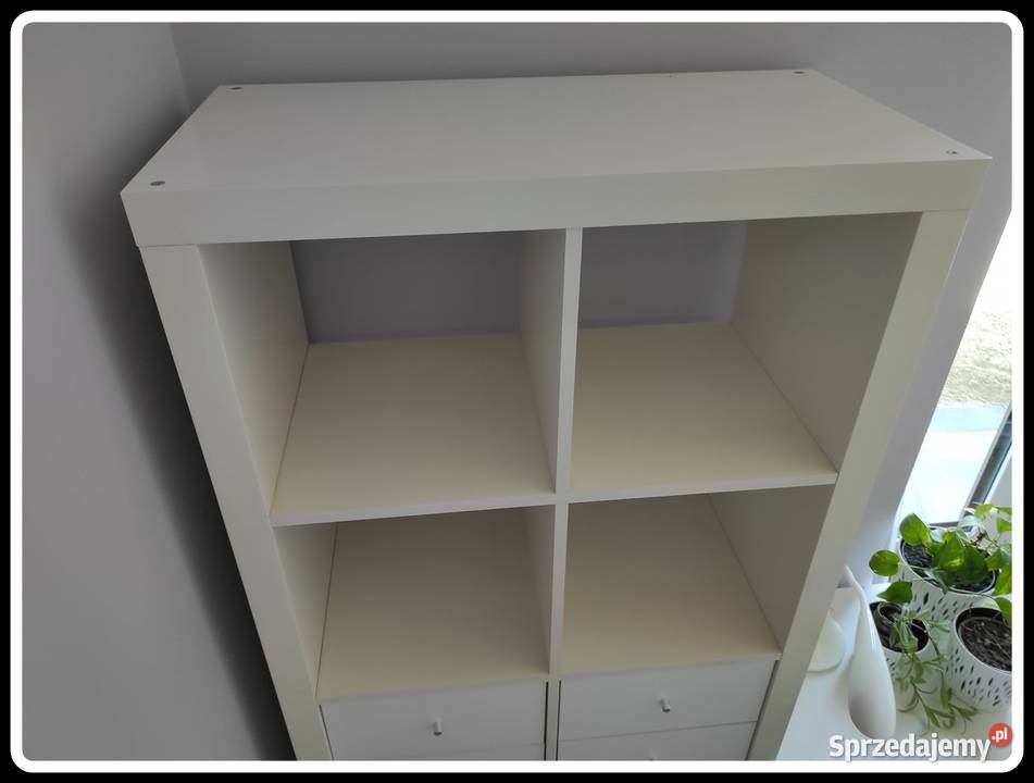 IKEA regał szafka z szufladami kallax biały Płock sprzedam