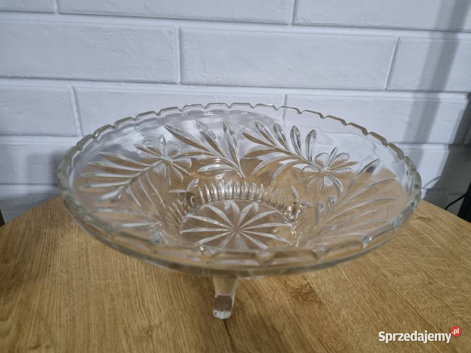 Patera Misa Szklana Vintage Ceramika i szkło Wola Podłężna