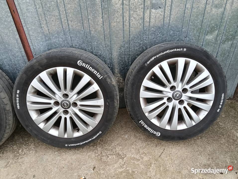 Koła alusy z oponami do opla 4x100 Drążdżewo Nowe