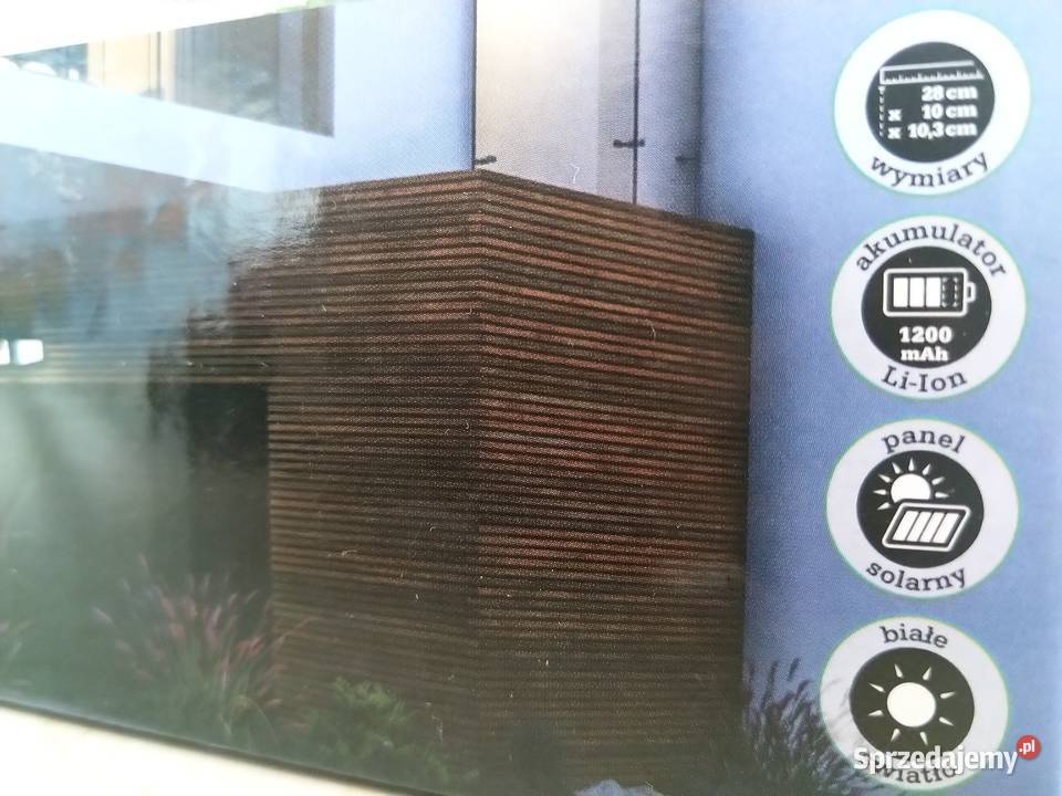 NAJTANIEJ Naświetlacz Solarny z Czujnikiem Ruchu sprzedam