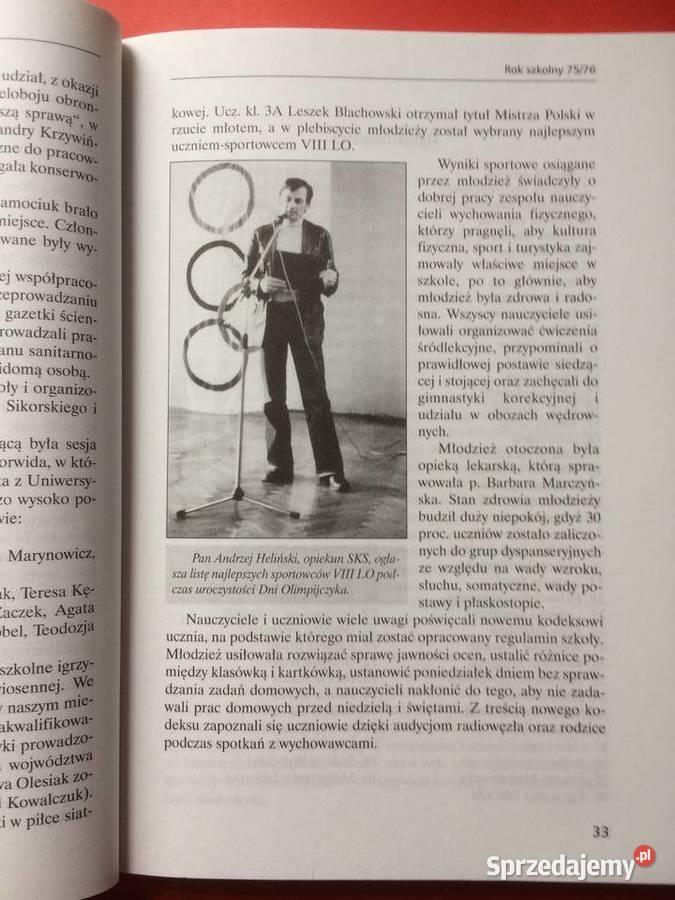 883 25 lecie VIII Liceum Ogólnokształcącego Antykwariat Szczecin