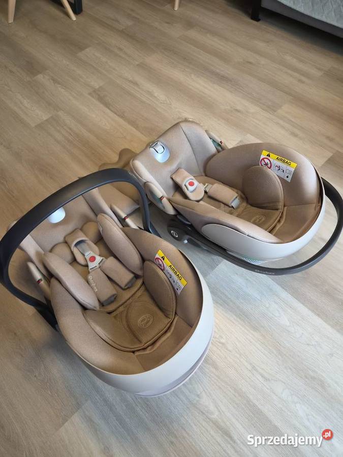 Foteliki samochodowe Cybex Cloud T iSize brązowy/beżowy