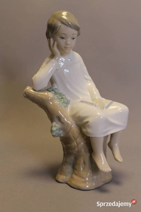 LLADRO Chlopiec Porcelana i szkło Dobrzany
