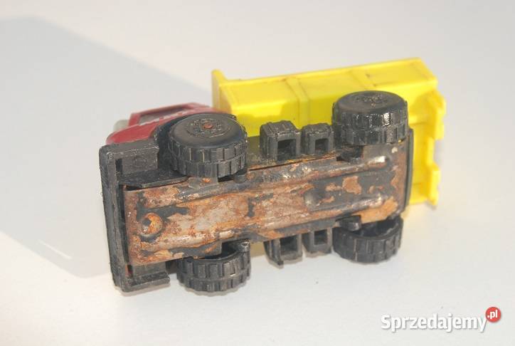 Stara zabawka metalowa samochód ciężarówka MIR Cieszyn