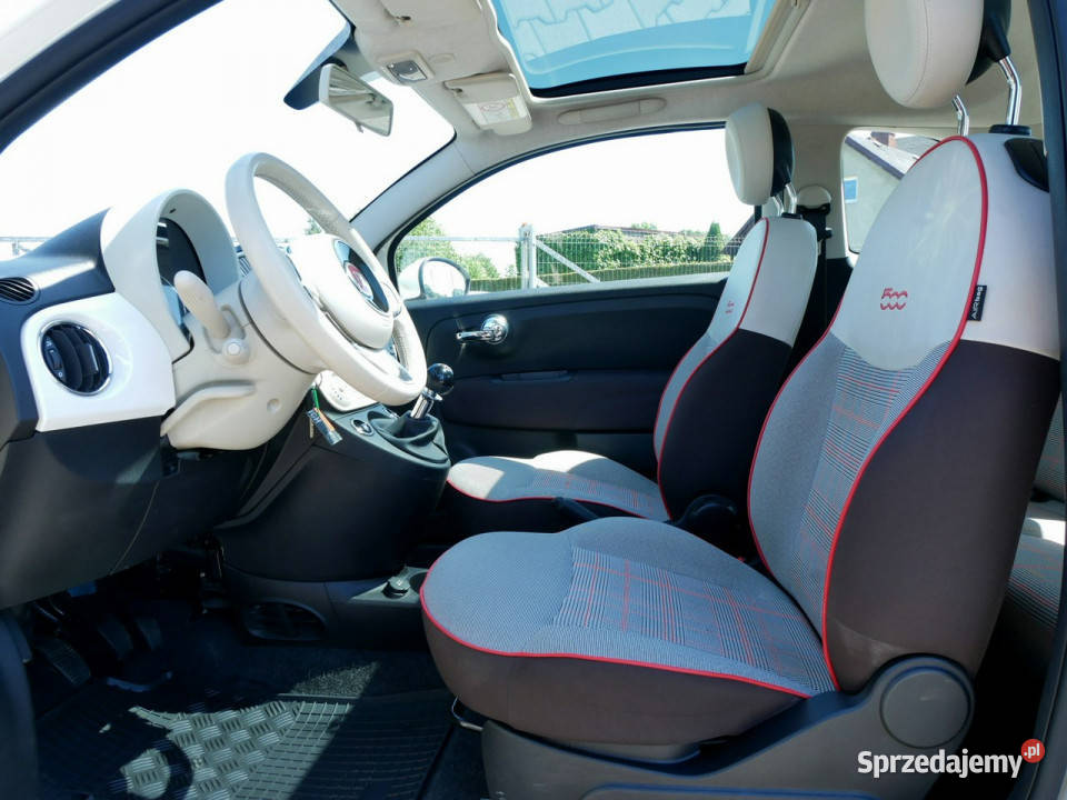 Fiat 500 12 69 Eu6 Lounge Seria 6 Serwis ASO elektryczne lusterka
