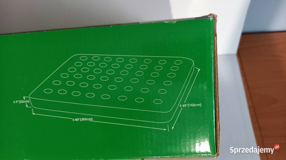 Materac dwuosobowy 203x152x22 mazowieckie Płock