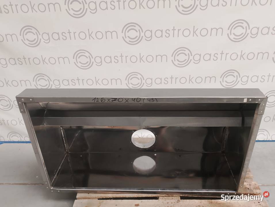 Okap przyścienny 125x70 bez łapaczy Wrocław