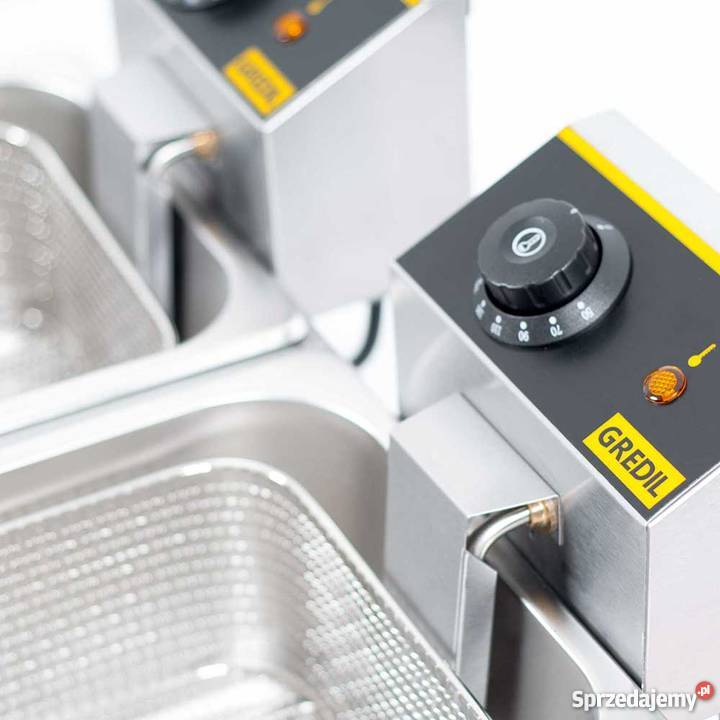 Dwukomorowa frytkownica smażalnica frytownica