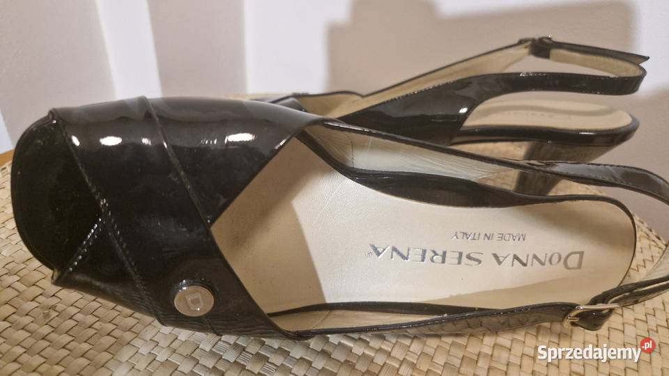 Buty damskie wizytowe włoskie Donna Serena 39 skóra ekologiczna lubelskie Lublin
