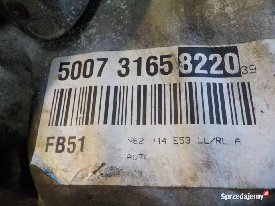 BMW X5 E53 E65 44 B V8 05r 320 N62 kolektor mazowieckie Suków