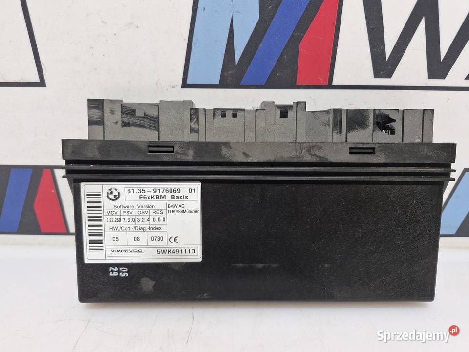 BMW E60 E61 MODUŁ STEROWNIK KOMFORTU 9176069 BMW sprzedam