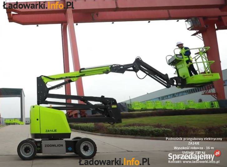 PODNOŚNIK PRZEGUBOWY ELEKTRYCZNY ZOOMLION 14JE nie