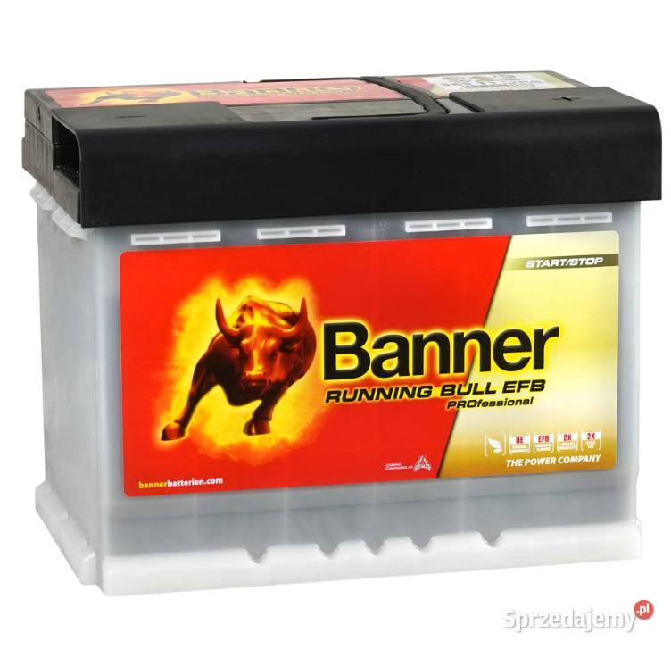 Akumulator 65Ah 640A Banner RUNNING BULL EFB