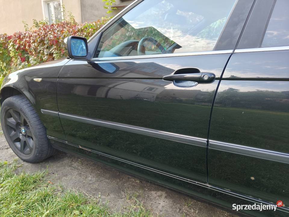 Bmw e46 sedan drzwi przednie lewe Black sapphire