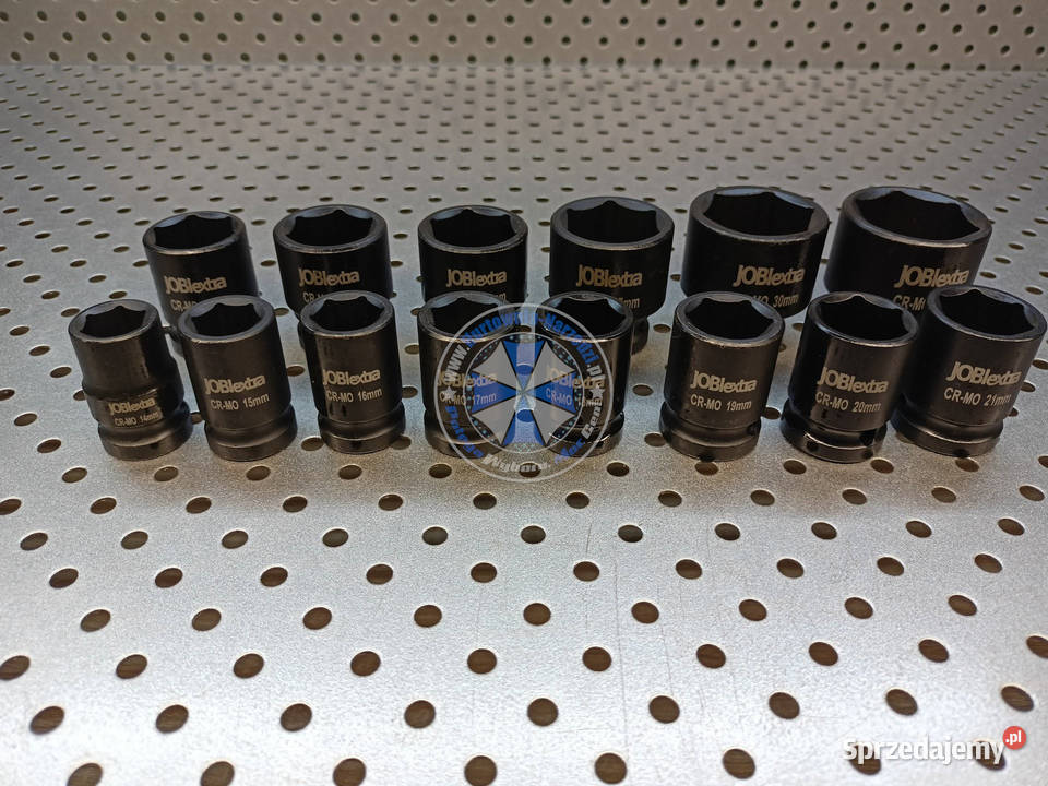 Nasadki udarowe 6kątne 12 832mm 20el CrMo zestaw Nowe