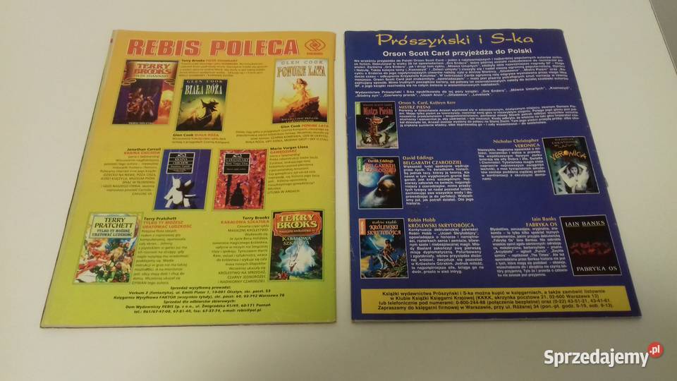 Czasopismo Nowa Fantastyka 7 i 8 z 1997 Kraków