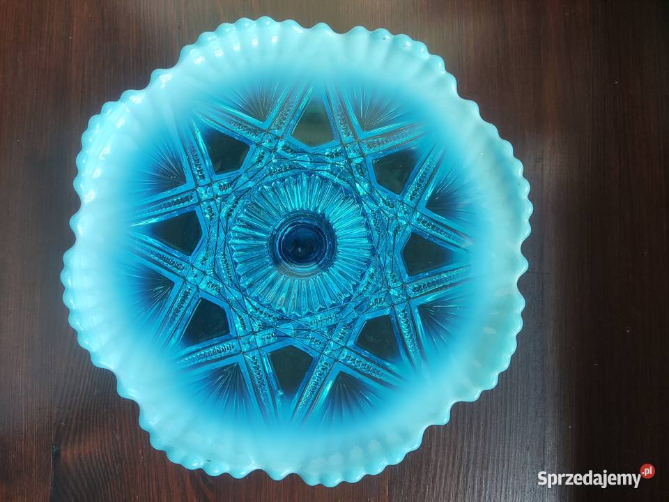 George Davidson szklana patera wzór Victoria małopolskie